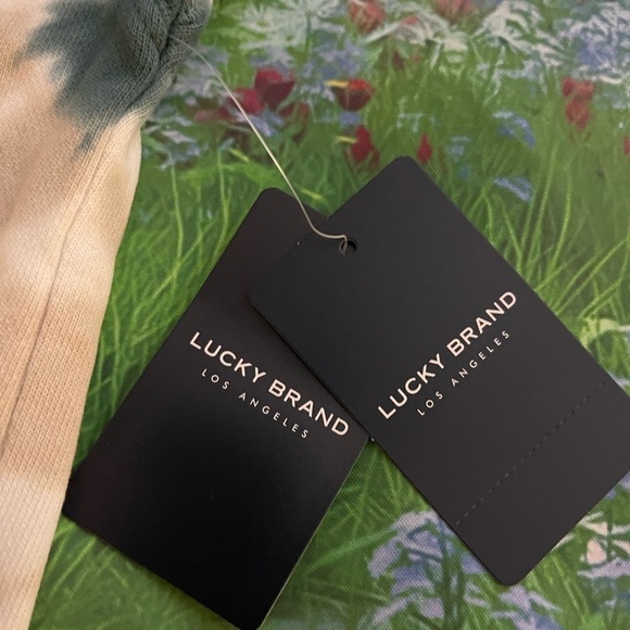 Lucky Brand Cool for Summer Tie Dye Crop Sweatshirt, Medium, NWT - Picture 7 of 13